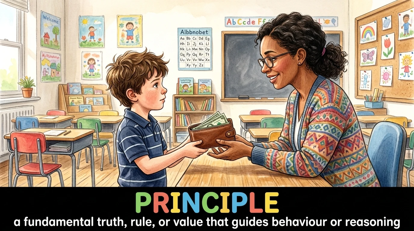 English Illustration for principle
